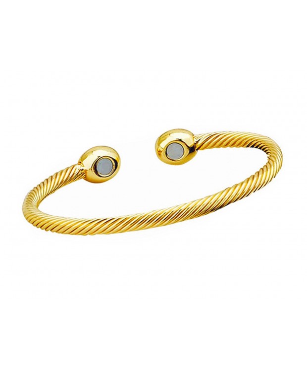 Magnetic Therapeutic Twisted Bangle Bracelet