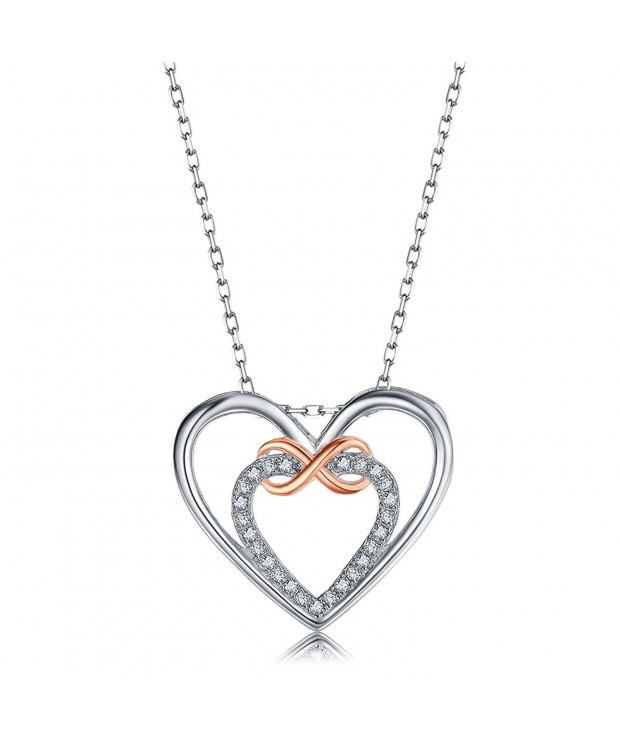 Necklace LicLiz Sterling Infinity Zirconia