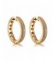 Plated Zirconia Earrings Hollow Richapex