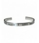 Dinosaur Hand Stamped Aluminum Bracelet