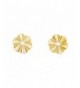 Gold Millimeter Diameter Buttercup Earring