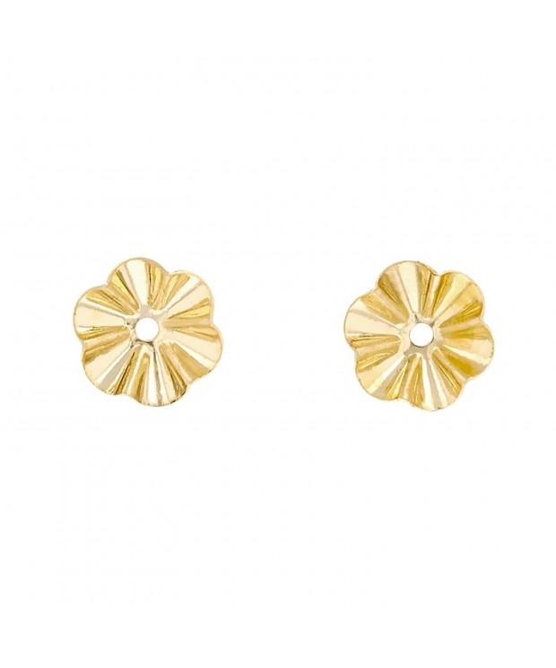 Gold Millimeter Diameter Buttercup Earring