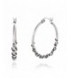Spiral Design Unique Earrings Silver