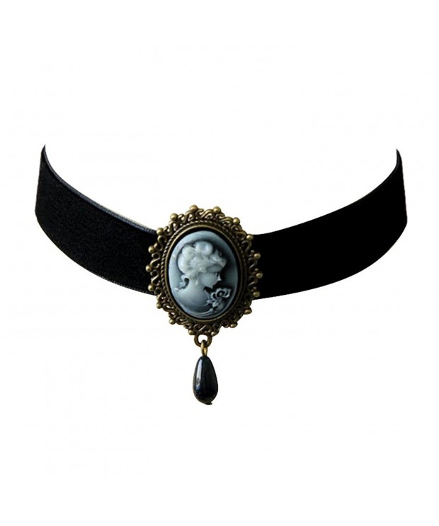 JJTZX Victorian Velvet Choker Necklace