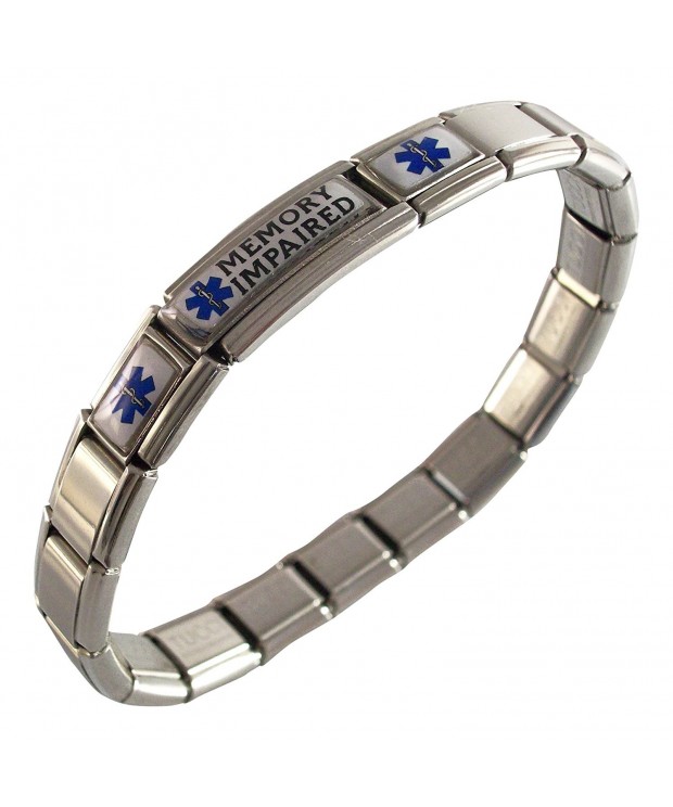 Memory Impaired Medical Italian Bracelet