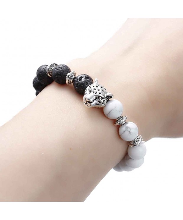 Synthetic Healing Bracelet Leopard Elastic