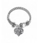 Secretary Classic Silver Crystal Bracelet