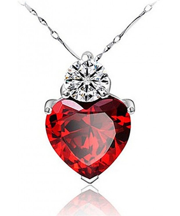 Tyjewelry Plated Crystal Pendant Necklaces