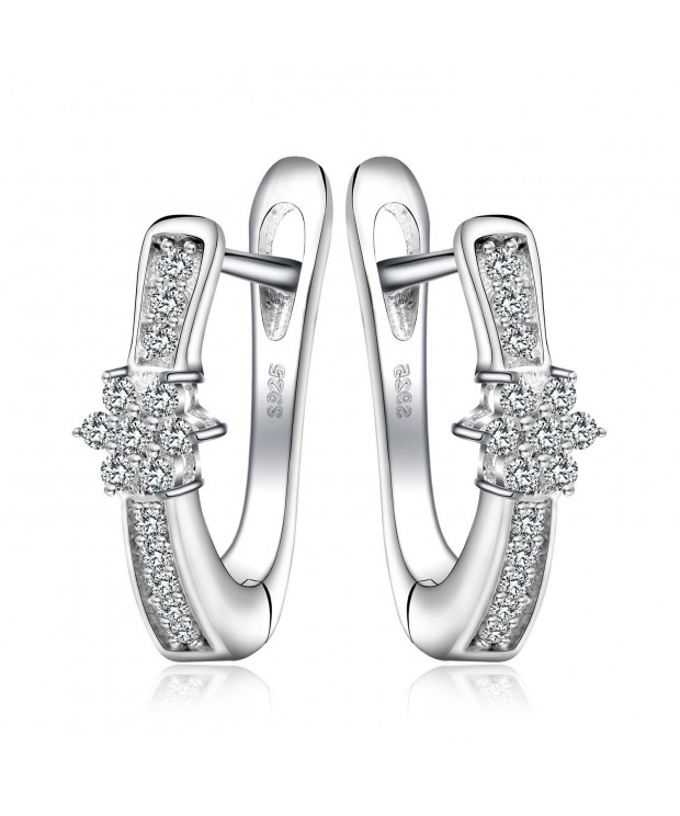 JewelryPalace Zirconia Anniversary Earrings Sterling