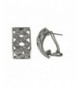 Isaac Kieran Rhodium Crystals Earrings