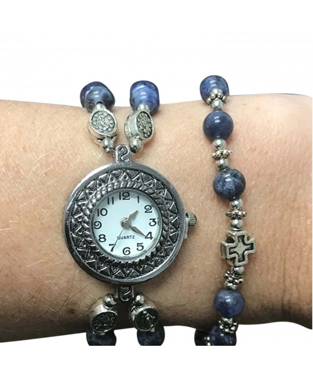 Prayer Rosary Watch Bracelet Set