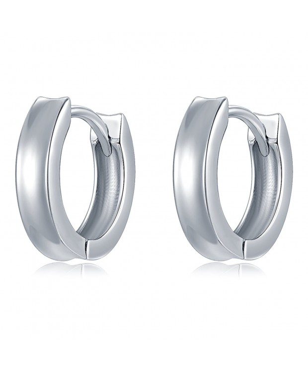 MBLife Sterling Polished Earrings Diameter