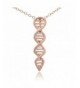 Double Helix Science Molecule Necklace