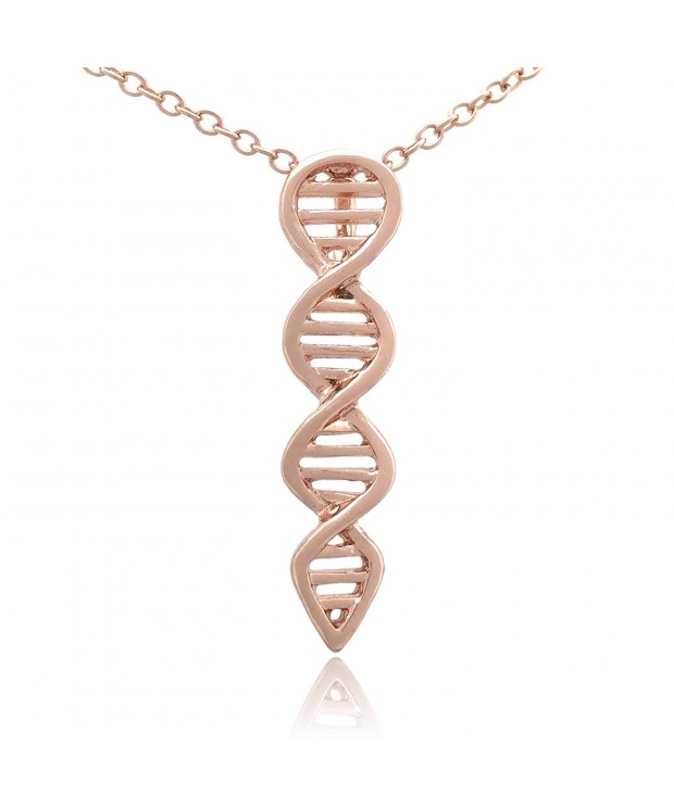 Double Helix Science Molecule Necklace