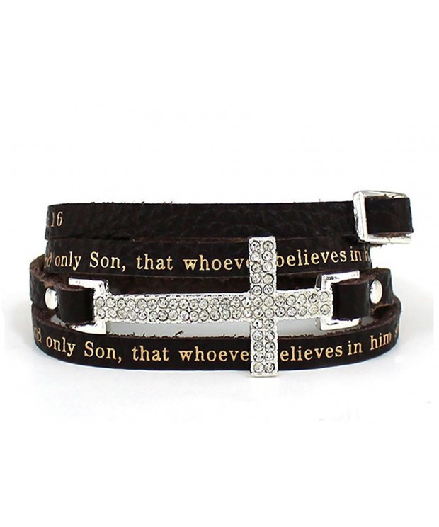 4031178 John Leather Bracelet Adjustable