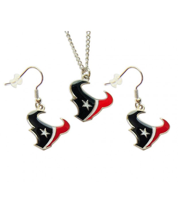 Houston Texans Necklace Dangle Earring