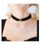 Womens Elegant Velet Collar Necklace