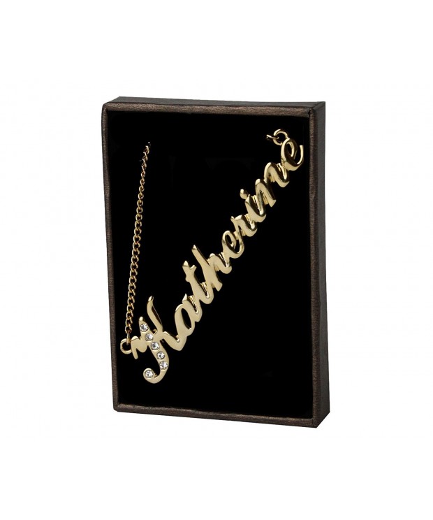 Name Necklace Katherine Gold Plated