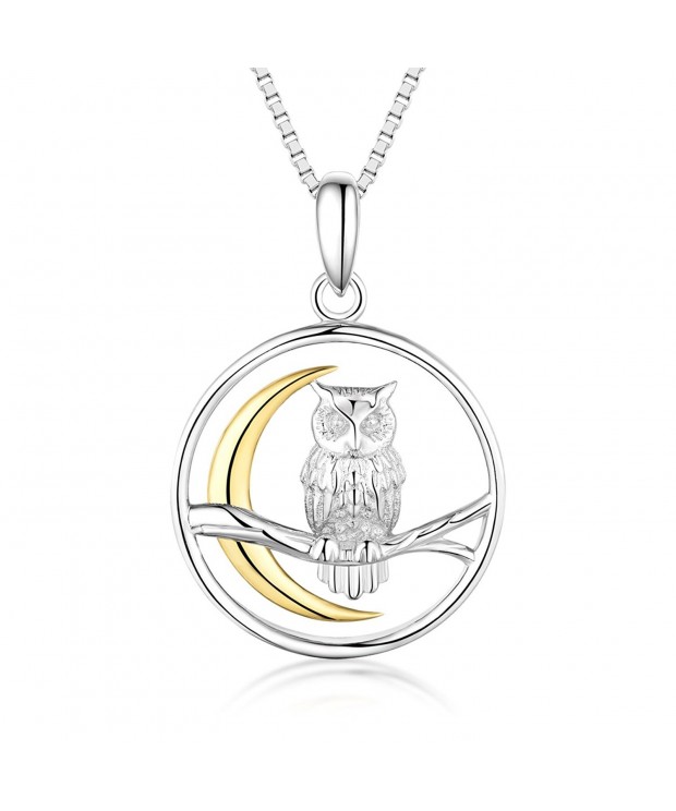 Sterling Silver Cresent pendant necklace