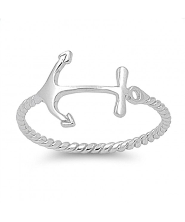 Fashion Anchor Unique Sterling Silver