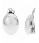 Sterling Silver Clip Earrings 13x16