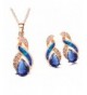Sinlifu Silver Earrings Sapphire Tanzanite