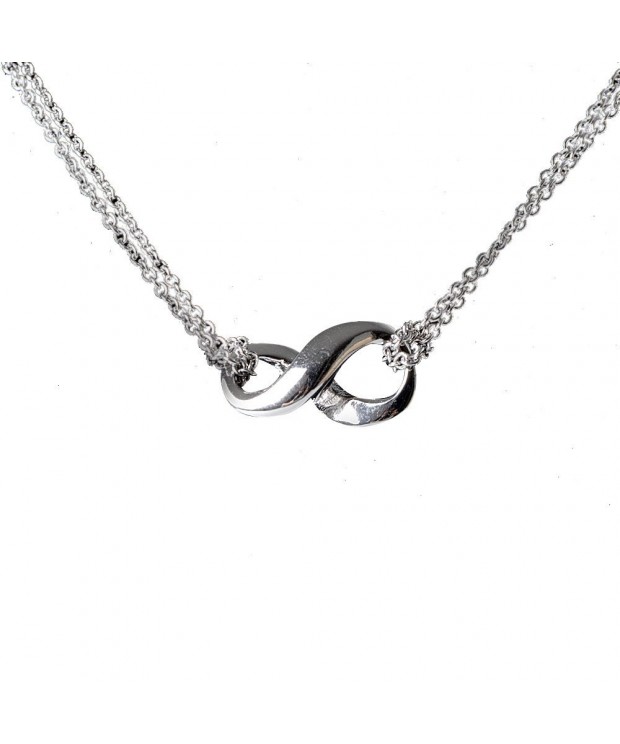 Sterling Infinity Pendant Necklace Christmas