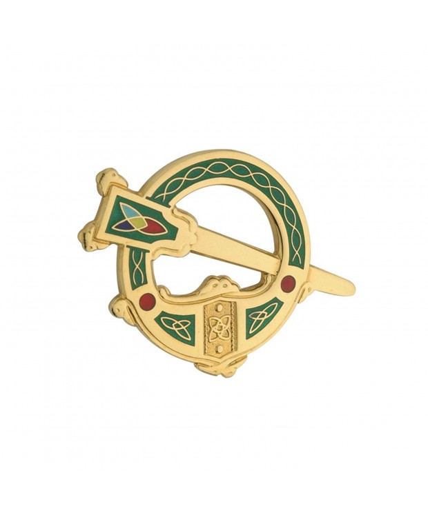 Tara Brooch Plated Green Ireland