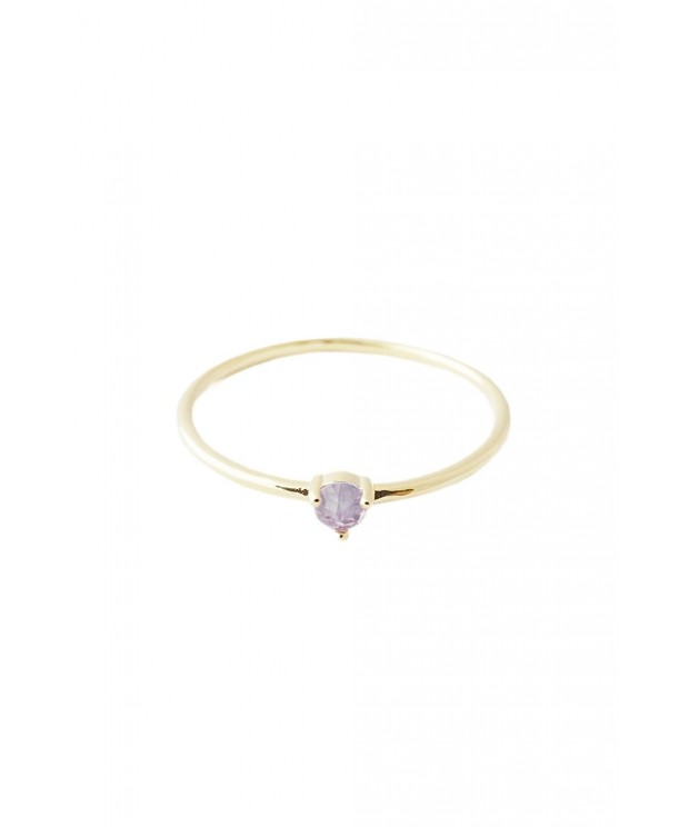 HONEYCAT Amethyst Sterling Minimalist Delicate