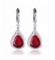 GULICX Rhinestone Elegant leverback Earrings