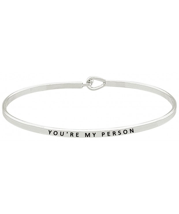Engraved Inspirational Bracelet Jewelry Gifts