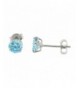 White 5tcw Basket Simulated Earrings