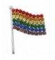 PinMarts Rhinestone Pride Rainbow Brooch