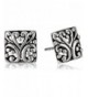 Barse Sterling Silver Ornate Earrings