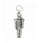 Sterling Oxidized Dimensional Christmas Nutcracker