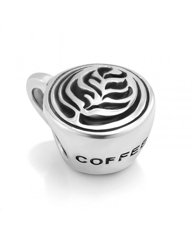 Sterling Silver Latte Coffee Bracelet