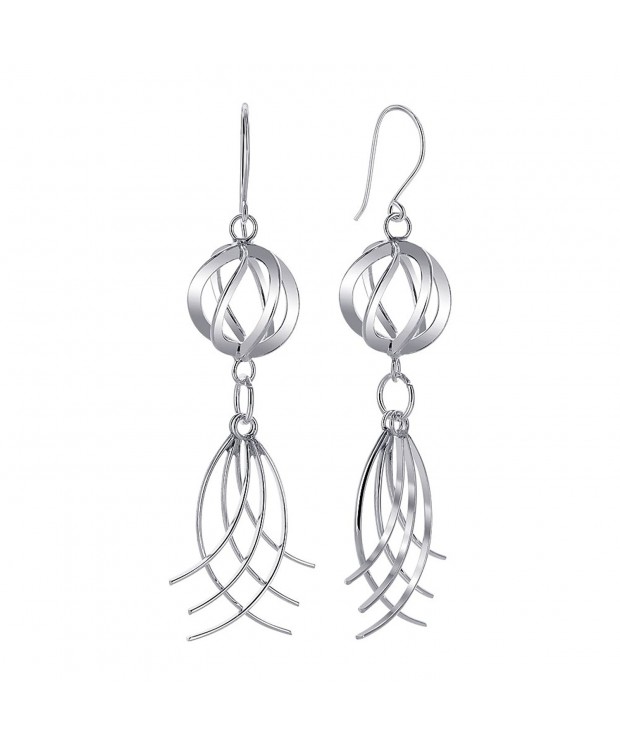 Gem Avenue Sterling Twisted Earrings