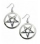 Inverted Pentacle Medieval Renaissance Earrings