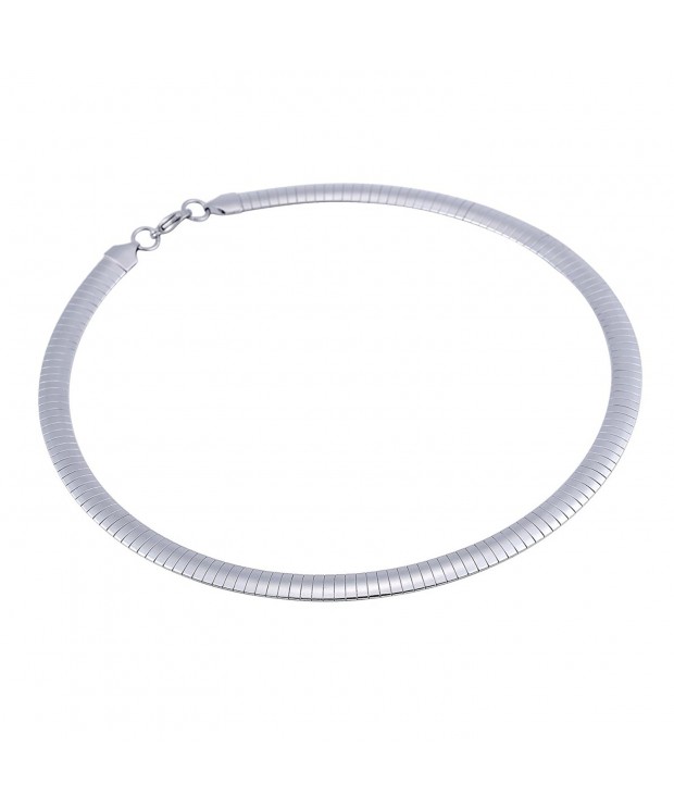 HooAMI Womens Silver Stainless Necklace