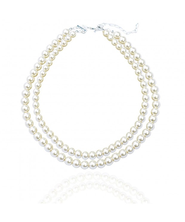 Simulated Chunky Collar Necklace Strands