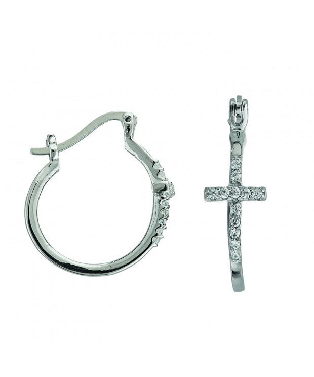 Sterling Silver Cubic Zirconia Cross