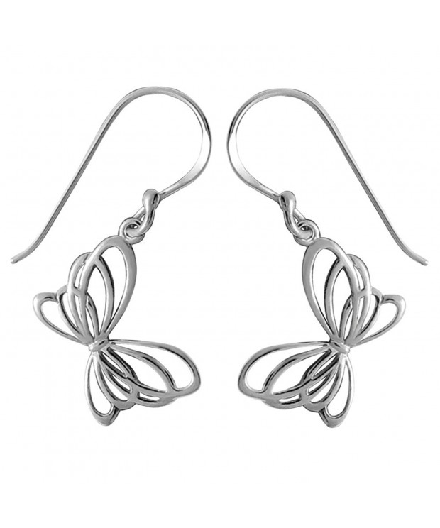 Boma Sterling Silver Butterfly Earrings