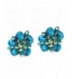 Design Painted Pearl Fashion Crystals Earrings