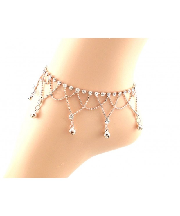 JY Jewelry tassel Rhinestone Anklet