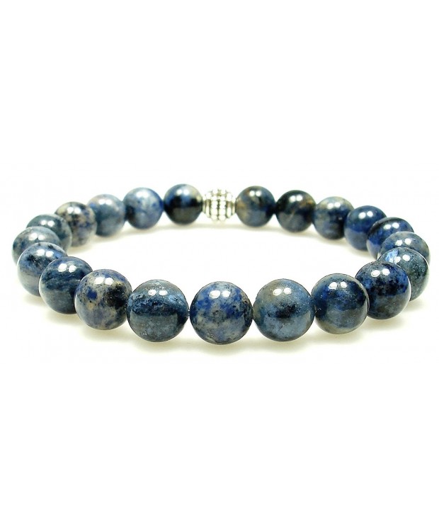 DUMORTIERITE Genuine Crystal Gemstone Bracelet