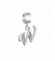 CoolJewelry Sterling Initial Aiphabet Bracelets