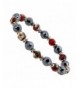 Magnetic Simulated Hematite Cloisonn Bracelet