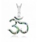 Sterling Silver Abalone Pendant Necklace