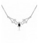 Sterling Vampire Pendant Necklace Jewelry