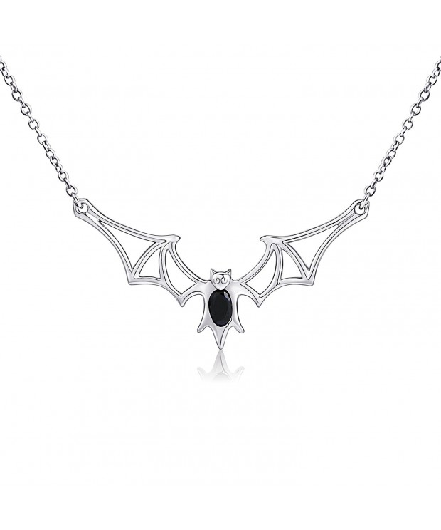 Sterling Vampire Pendant Necklace Jewelry